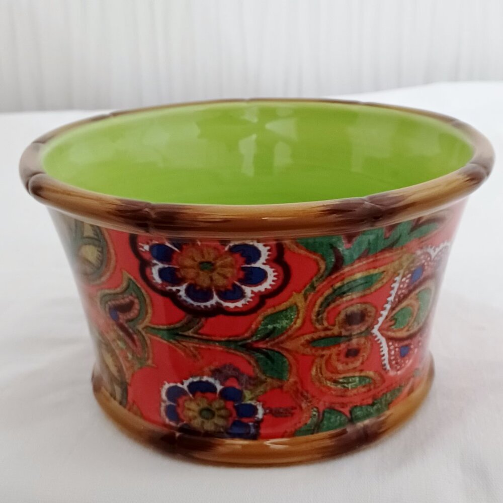 Tracy Porter Eden Ranch Ice Cream Bowl Poetic Wanderlust Green Interior